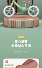 Outdoor Children's Balance Bike Toys Without Foot Pedal Baby Sports Training Walker Bicycle Inflatable Tires Best Gift for Kids