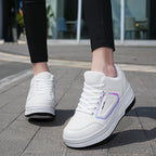 New Children'S Parkour Roller Skate Usb Charging Deformation Shoes Kids Adults Unisex Walking Running Casual Sneakers Gift