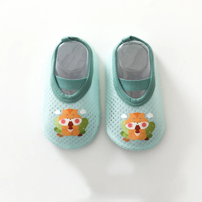 Cute Cartoon Baby Floor Socks Non-slip Soft Sole Toddler Sock Boy Girls Cotton Children's Toddler Warm Shoes Infant First Walker