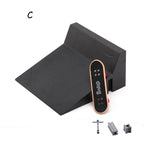 Finger Skateboard Skatepark Mini Ramp Skateboarding with Metal Wheels Finger Teck Toys for Finger Sport Game