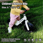 Outdoor Children's Balance Bike Toys Without Foot Pedal Baby Sports Training Walker Bicycle Inflatable Tires Best Gift for Kids