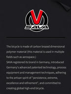 SAVA Full Carbon Fiber Road Bike Road Race-Specific Competition Bike CE+UCI International Certification