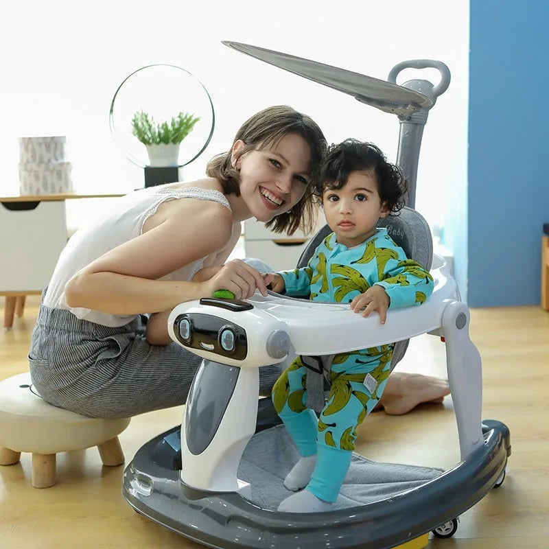 Suitable for Infants Aged 0 to 1 with Anti O-shaped Legs Equipped with Anti Roll and Anti Roll Legs Multifunctional Walker