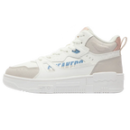 361 Degrees Women Plush Skateboard Shoes Leather Warm Water-repellent Non-Slip Soft Rebound Comfort Female Sneakers 682446613B