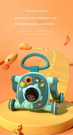 LazyChild Baby Walker Three-In-One Multi-Function Adjustable Children's Stroller Children's Walker Baby Walker DropShipping