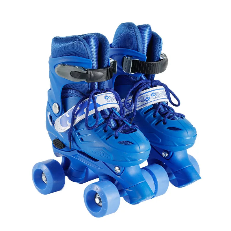 Children's New Flashing Double Row Four-Wheel Shoes Boys and Girls Ice Skates Children's Roller Shoes
