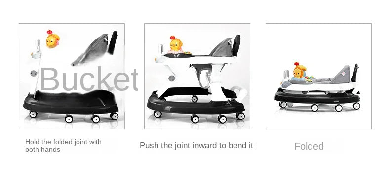 LazyChild Baby Walker Walkers For Kids With Wheels Andador Car Toddler Walker For Kids Learning Baby Wallker Music Push Handle