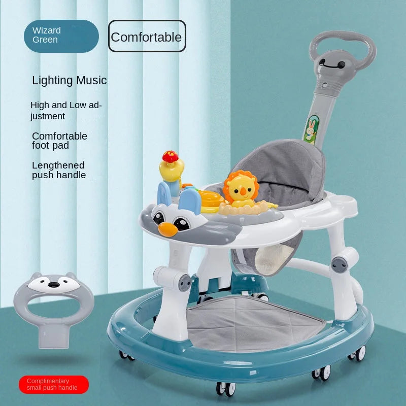 LazyChild Baby Walker Walkers For Kids With Wheels Andador Car Toddler Walker For Kids Learning Baby Wallker Music Push Handle