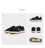 Xtep Jiao Ban Skateboarding Shoes For Men 2024 Autumn Street Style Skate Shoes Durability  Comfortable Sneakers 876319310022