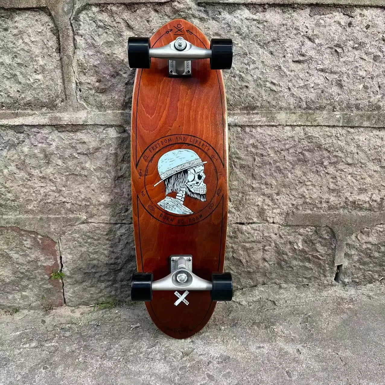 Surf Land Skateboard CX4 CX7 Maple Single Kick Carving Cruiser Skate Board Longboard Pumping Cool Side Sport Street Outdo