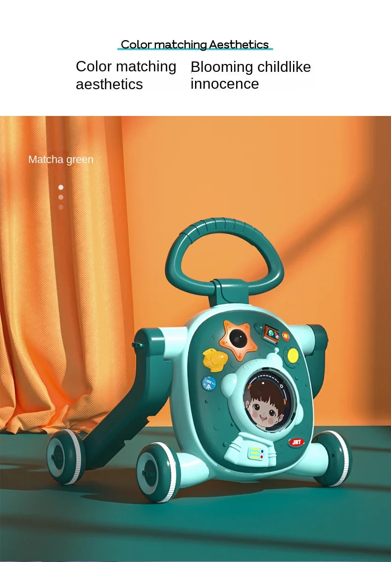 LazyChild Baby Walker Three-In-One Multi-Function Adjustable Children's Stroller Children's Walker Baby Walker DropShipping