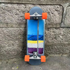 Surf Land Skateboard CX4 CX7 Maple Single Kick Carving Cruiser Skate Board Longboard Pumping Cool Side Sport Street Outdo