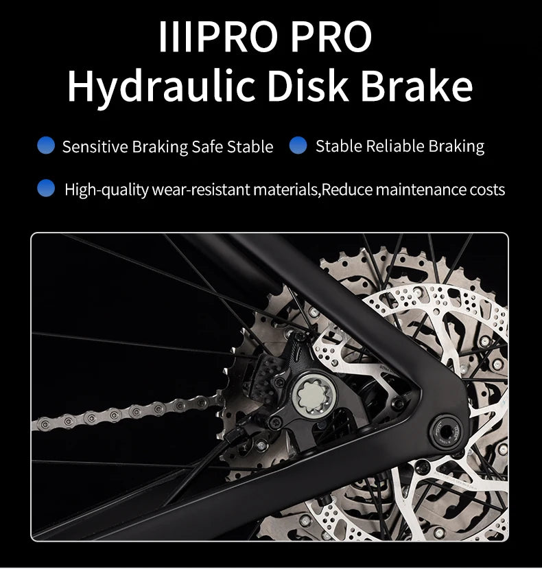 SAVA SF6 Carbon Fiber Gravel Road Bike All Terrain Suitable Off-Road Flat Handlebar Road Bicycle Oil Disc Bicycle Race Bike