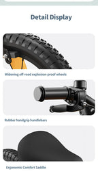 muchuan kids balance bike bike 2 in 1 2-6 years old aluminum alloy