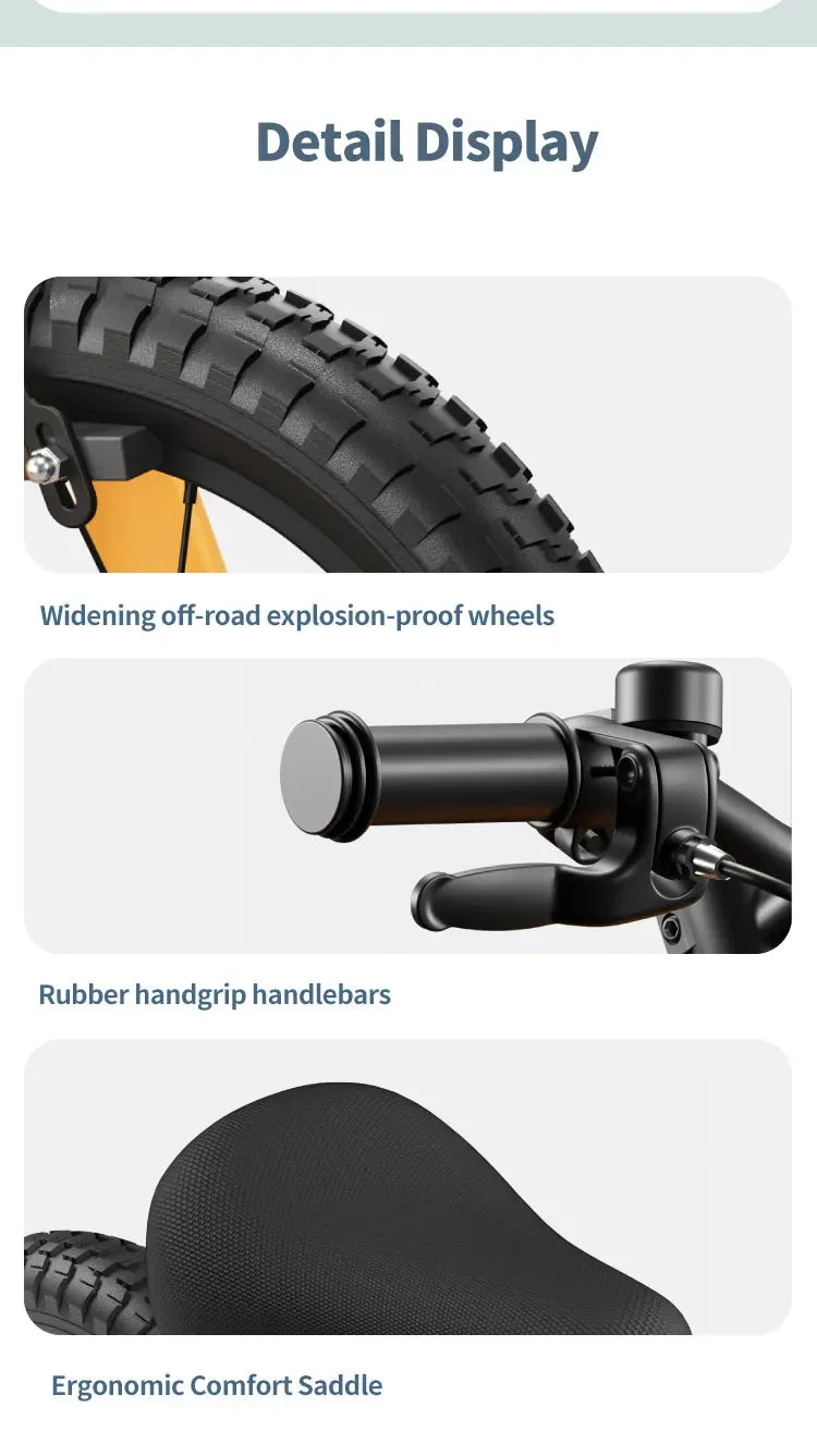 muchuan kids balance bike bike 2 in 1 2-6 years old aluminum alloy