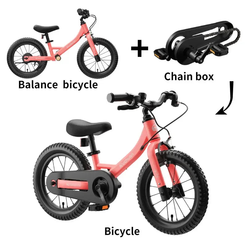 muchuan kids balance bike bike 2 in 1 2-6 years old aluminum alloy