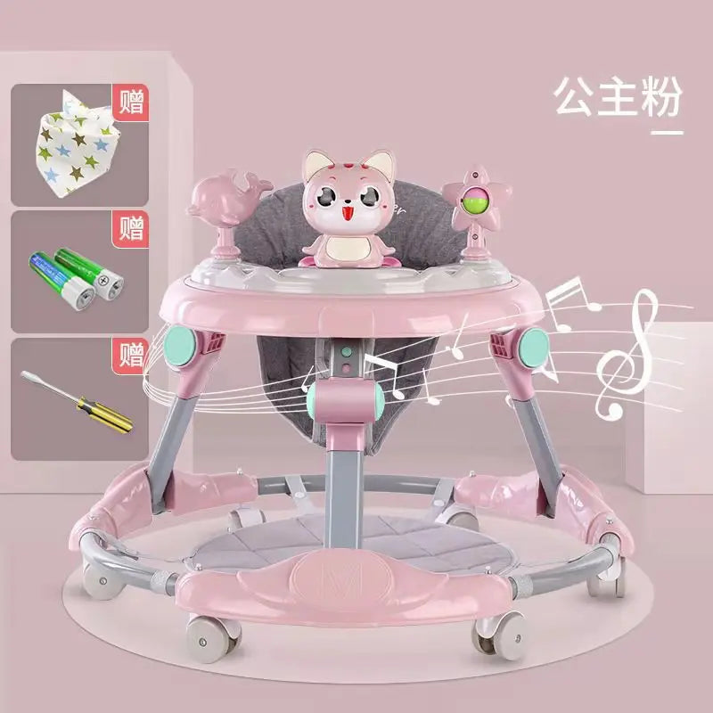 LazyChild Baby Walker Walkers for kids With Wheels Andador Car Toddler Walker for Kids Learning Baby Wallker Music Balance