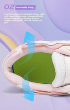 Removable Pulley Skate Skating Roller Skate Shoes for Boys Girls Upgraded Speed Sneakers with 4-Wheels for Kids Racing Skates