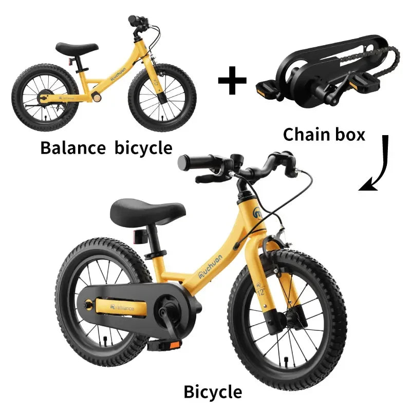 muchuan kids balance bike bike 2 in 1 2-6 years old aluminum alloy