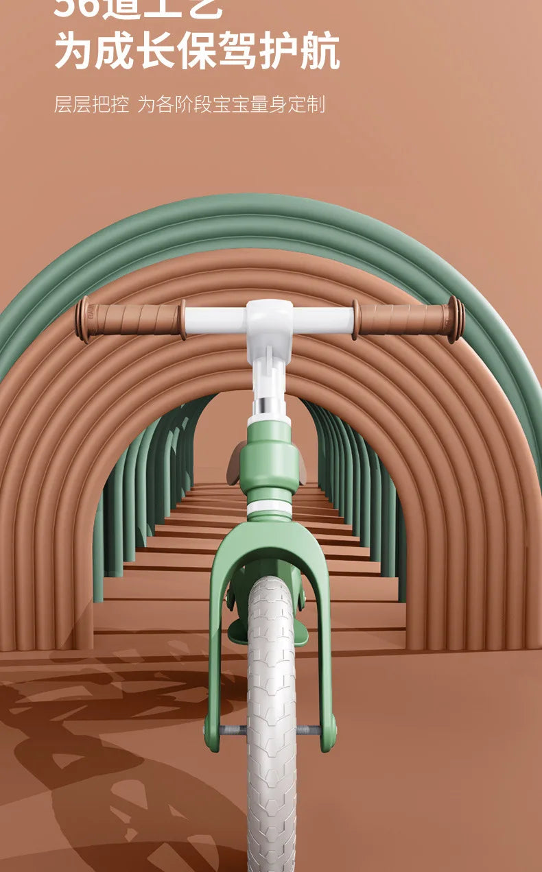 Outdoor Children's Balance Bike Toys Without Foot Pedal Baby Sports Training Walker Bicycle Inflatable Tires Best Gift for Kids