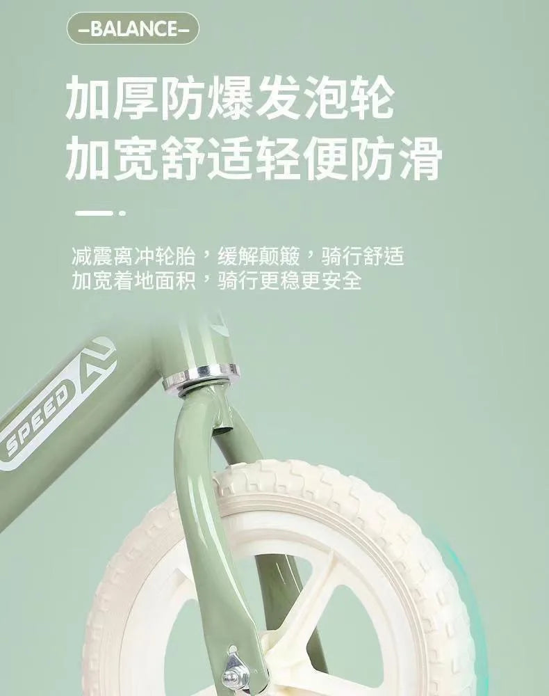 Children's Balance Bike Without Pedals 2-6 Years Old 3 Children's Bicycle  Walker Yo-yo Scooter
