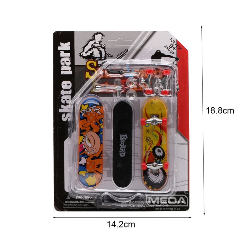 Roller Skates Scooter Finger Skateboard Bike Indoor Home Toys For Tech Deck Ramp Venue Combination Set Children