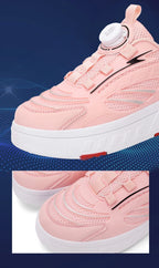 Double Row 4-Wheel Skates Roller Shoes with Wheels Dual-Purpose Roller Sneakers