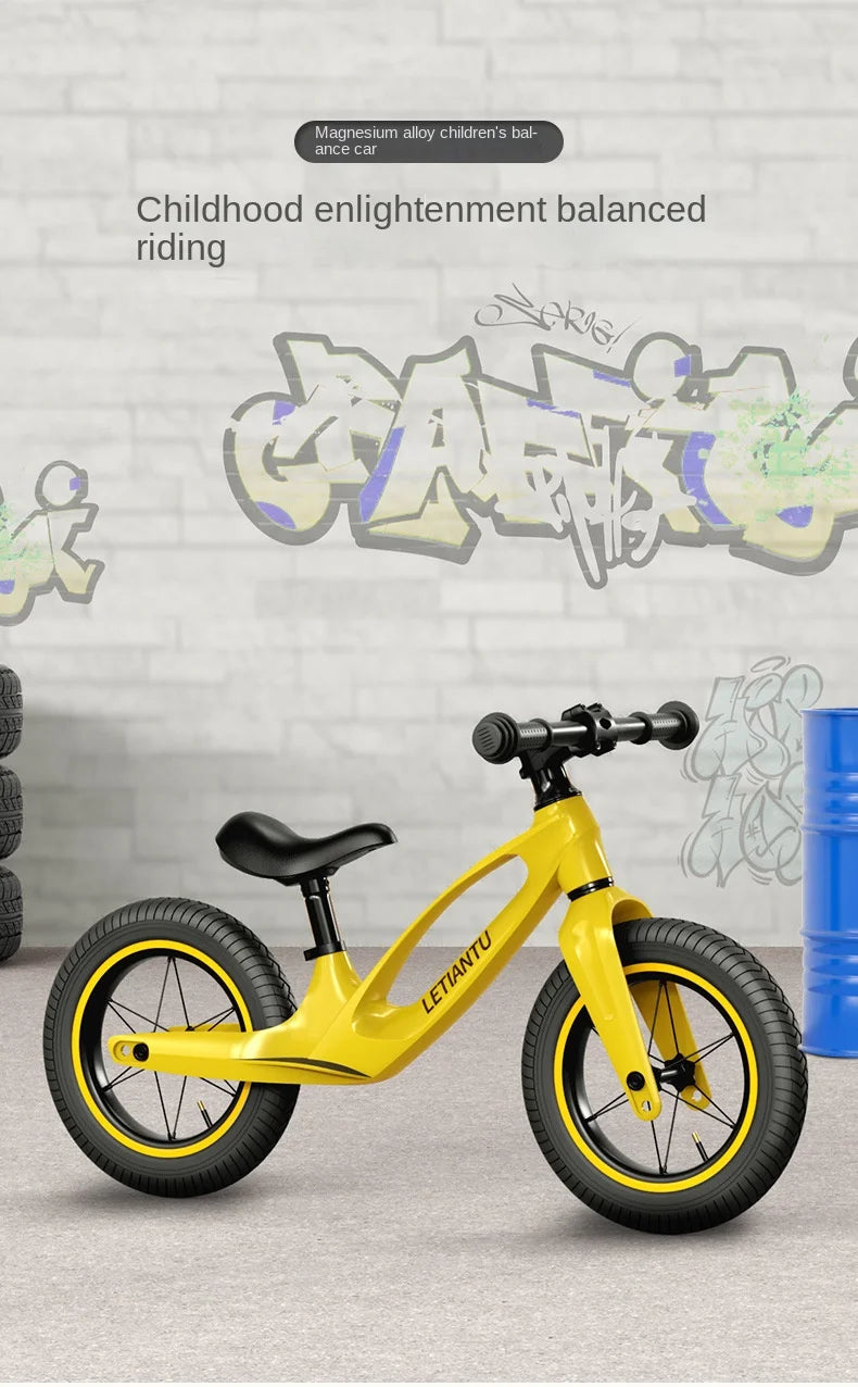 LazyChild Children's Balance Bike Pedal-less Boys Girls Baby 2-3-6 Years Old Toddler Scooter Treadmill Kids Ride On News