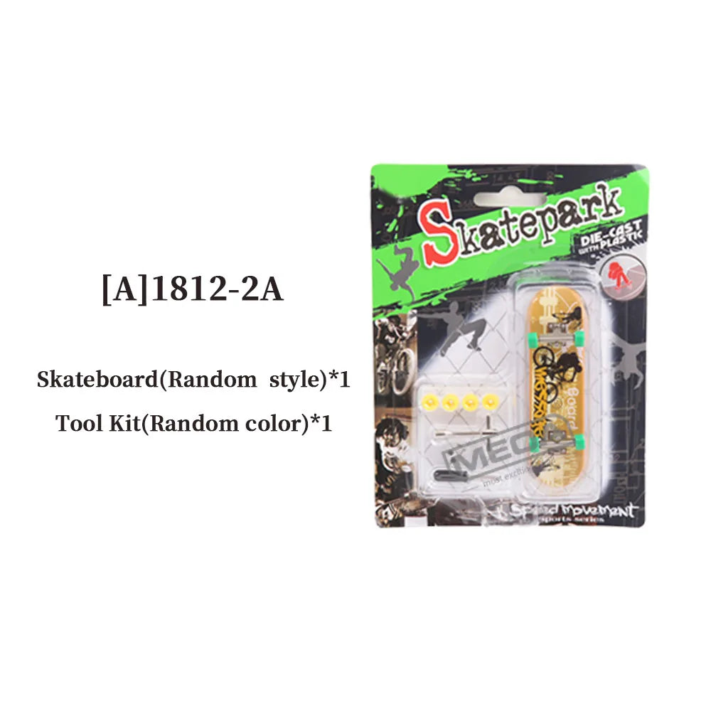 DIY Finger Skatepark 6-in-1 Set Professional Tech Practice Deck Platform Stunt Finger Skateboard Assemble Ramp Park Kits Toys