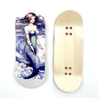 36mm Fingerboard Deck with Real Wear Graphic Finger Skateboard Wooden Board