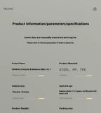 Children's Bicycle Balance Car Two-in-One2-8Baby Boys and Girls Scooter