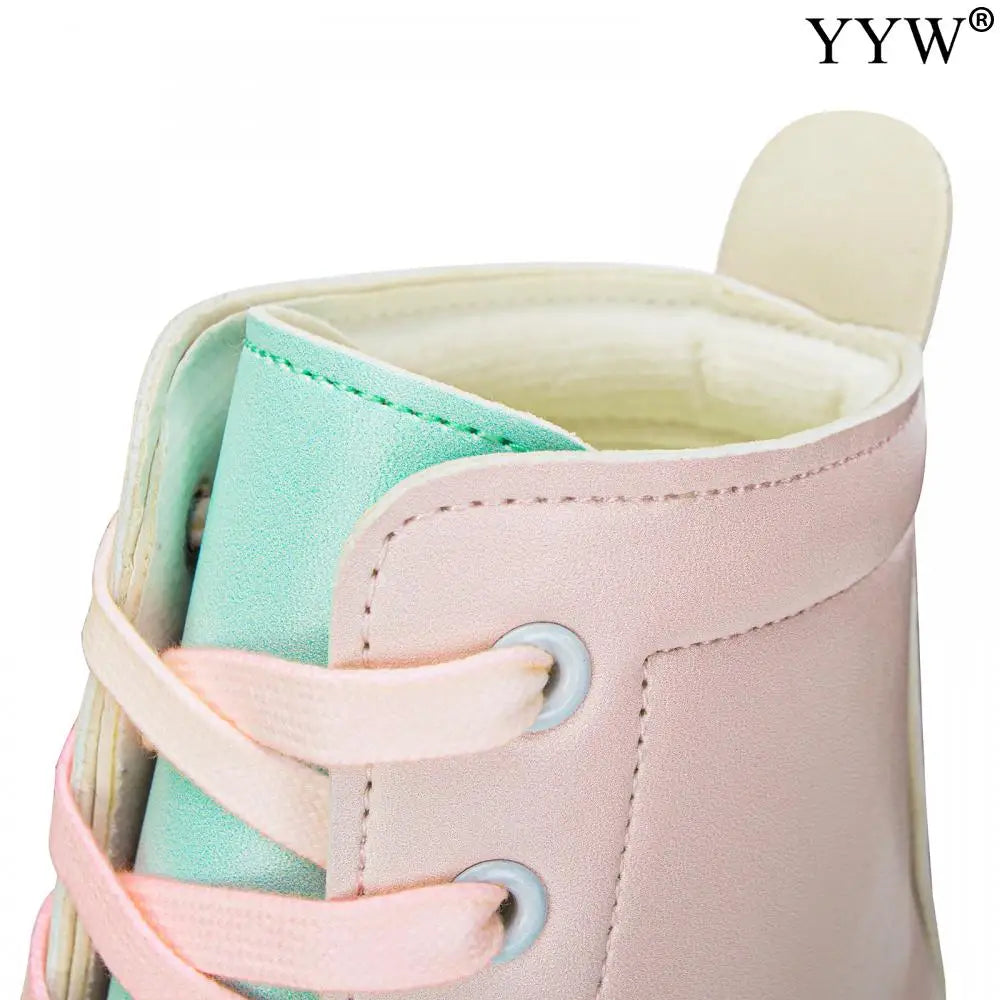 2024 PU Leather Flashing 4 Wheels Roller Skates For Women Double Row Skate Shoes Beginner Quad Sneaker Skating Ice Rink Training