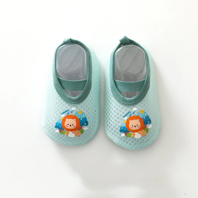 Cute Cartoon Baby Floor Socks Non-slip Soft Sole Toddler Sock Boy Girls Cotton Children's Toddler Warm Shoes Infant First Walker