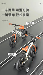 Baby Fiets Children's Bicycle Balance Two-in-One 1-3-6 Years Old Baby Boys and Girls Bike Toddler