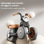 Kids Balance Bike Ride-on Motorcycle Toddler Balance Bike with Music & Lights Sturdy Non-Tip Design Quiet Wheels for Boys Girls