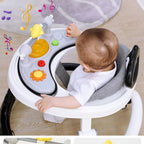 Walker with Music Anti O-shaped Legs Multifunctional Anti Fall and Anti Roll Suitable for Both Male and Female Infants