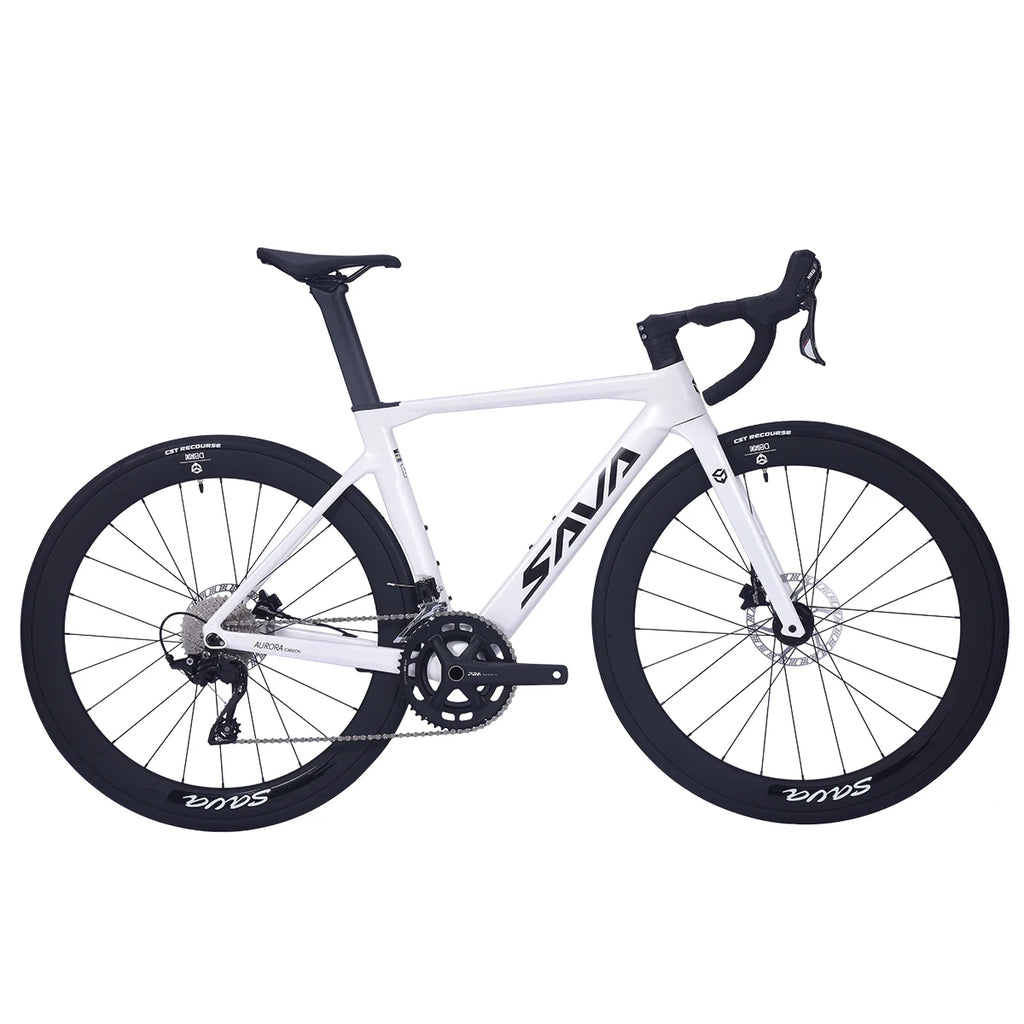 SAVA A7L Low-Priced Carbon Fiber Road Bike with SENSAH 7120 Kit 24 Speed Lightweight 8.9kg Road Bike Race Bike