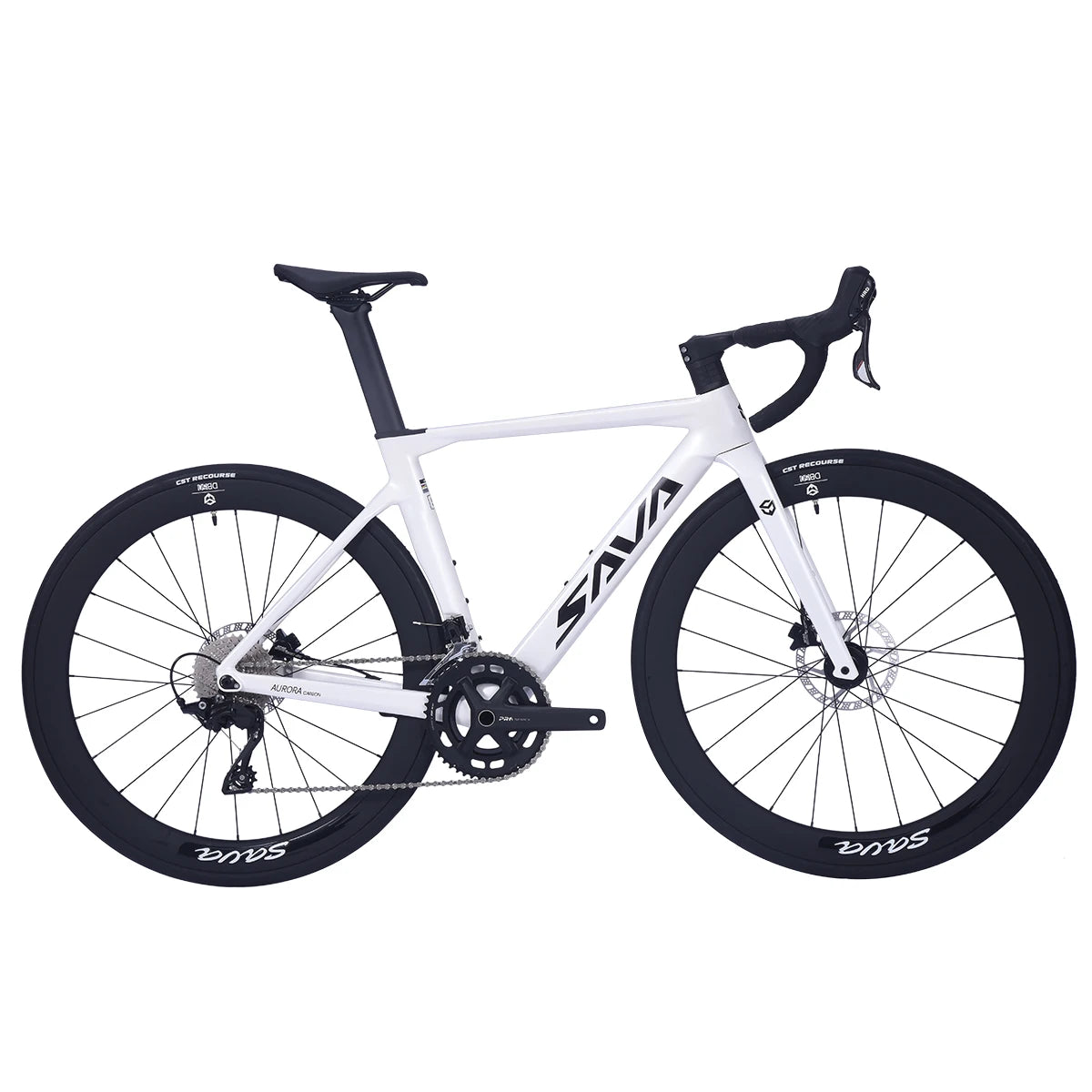 SAVA A7L Low-Priced Carbon Fiber Road Bike with SENSAH 7120 Kit 24 Speed Lightweight 8.9kg Road Bike Race Bike