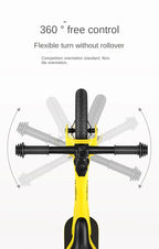 LazyChild Children's Balance Bike Pedal-less Boys Girls Baby 2-3-6 Years Old Toddler Scooter Treadmill Kids Ride On News