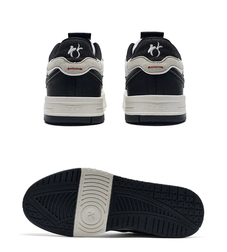 Xtep STEP-1 Skateboarding Shoes For Men 2024 Autumn Street Style Skate Shoes Durability  Comfortable Sneakers 976319310043