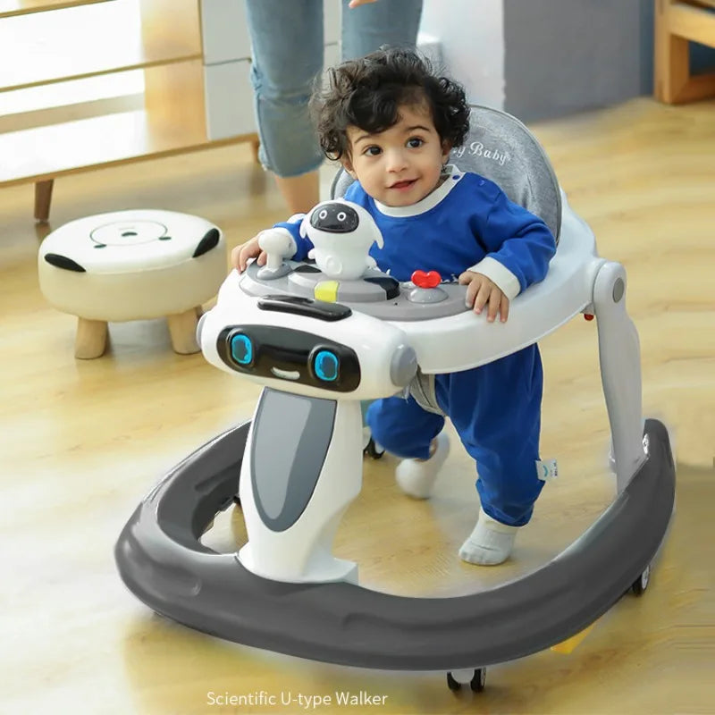 Suitable for Infants Aged 0 to 1 with Anti O-shaped Legs Equipped with Anti Roll and Anti Roll Legs Multifunctional Walker