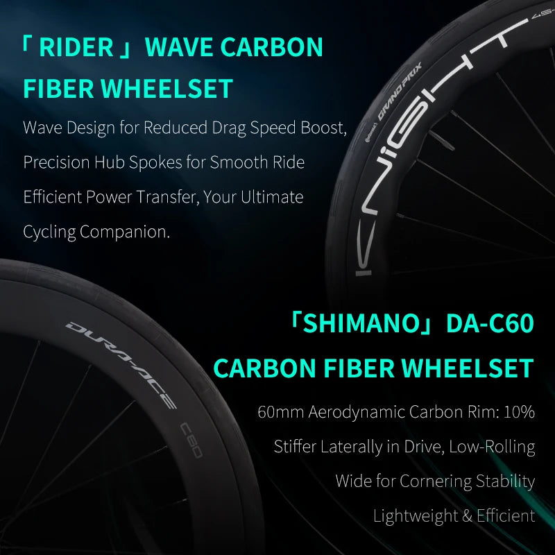 SAVA SLR7 High-End Full Carbon Fiber Road Bike with SHIMAN0 7170 DI2 Kit Competition-Class Road Bike Race Bike