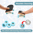 Puzzle Toy Finger Skateboard Maple Wood Fingerboard Hobbies Novelty Anti Stress Sensory Toys For Boy Mini Funny Cute Skate Gift