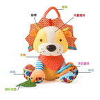 2-in-1 Fun Baby Activity and Teething Toy with Multi-Sensory Rattle and Textures,