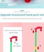 Children's Baby Walker Hand Push Airplane Toy Boys Girls Learning To Walk Infant Step Stool Stall Toy Baby Carrier