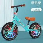 New Detachable Children's Balance Bike Pedalless Bike 2 To 6 Years Old Child Scooter 12-inch Sliding Balance Bike Flash Wheel