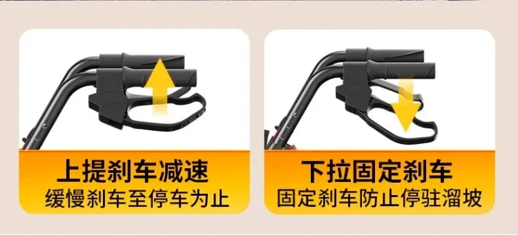 Elderly walker multifunctional assisted walking elderly dedicated walking aid hand push scooter