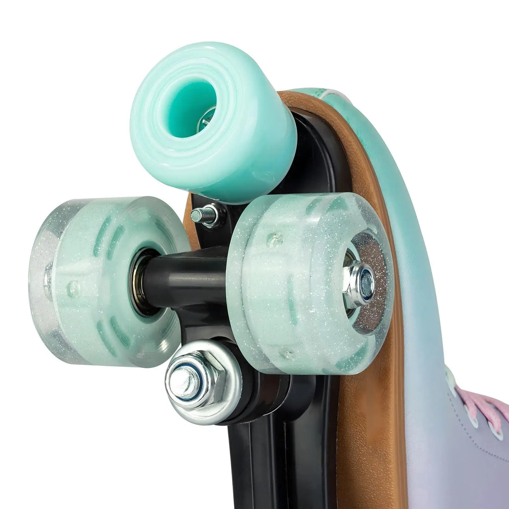 size 32 -41 Leather Double Row Roller Skates Inline Skate Shoes 4 Wheels Sneakers Women Men Adults Outdoor Sports Ice Skating