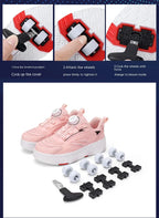 Double Row 4-Wheel Skates Roller Shoes with Wheels Dual-Purpose Roller Sneakers