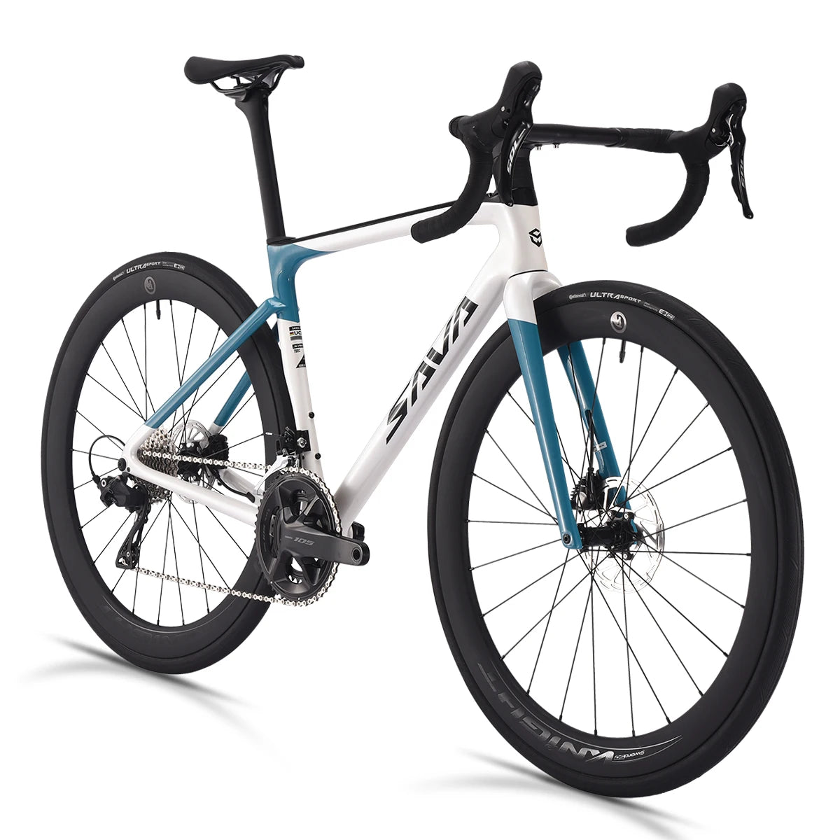 SAVA HAWKEYE Carbon Road Bike with SHIMAN0 105 7120 Kit T800 Carbon Road Bike Race Bike Aluminum Wheels